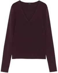 JOSEPH - Long-Sleeve Round-Neck Sweater - Lyst