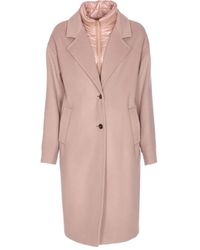 Herno - Single-Breasted Wool Coat - Lyst