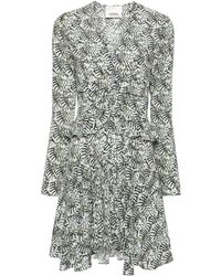 Isabel Marant - Mini-jurk Met Abstracte Print - Lyst