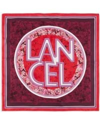 Lancel - Roxanne Flowers-Print Silk Scarf - Lyst