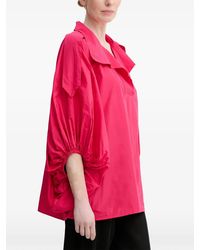 MMC Studio - Top Met Ballonmouwen En V-Hals - Lyst