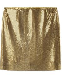 Versace - Sequined Mini Skirt - Lyst