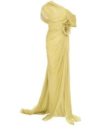 slim fit dress slacks Aurora Misty Green Twilight Blossom Dress Xs main image 1