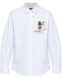 DSquared² - Overhemd Met Print - Lyst