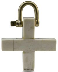 Parts Of 4 - Plus Charm Cross Keyring - Lyst