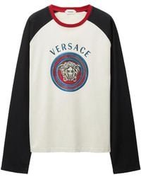 Versace - Regular-Fit Cotton Jersey T-Shirt With Print - Lyst