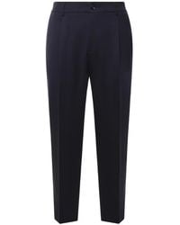 BE ABLE - New Riccardo Pleated Tapered-Leg Trousers - Lyst