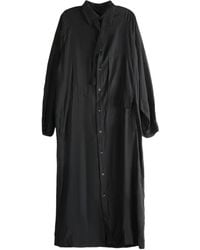 Y's Yohji Yamamoto - Button-cuff Shirt Dress - Lyst