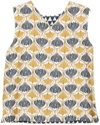 Max Mara - Timetop Reversible Sleeveless Blouse - Lyst