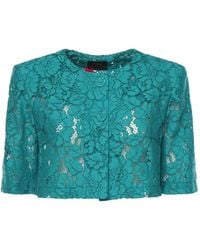 Pinko - Chaqueta Lace Spencer de algodón con botones - Lyst
