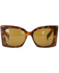 Saint Laurent - Sl M119 Blaze Tortoiseshell-Effect Sunglasses - Lyst