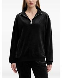 Juicy Couture - Zip-Up Logo Sweater - Lyst