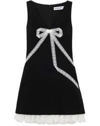Self-Portrait - Dress With Lace Trim - Lyst