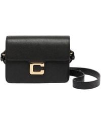 CAREL PARIS - Mabillon Grained Leather Shoulder Bag - Lyst