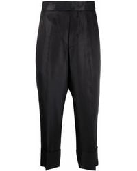 SAPIO - High-rise Cropped Trousers - Lyst