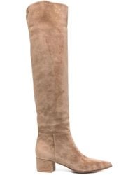 Gianvito Rossi - Botas altas con puntera en punta y tacón de 40 mm - Lyst