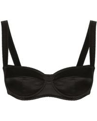 Dolce & Gabbana - Balconette-Bh Aus Satin - Lyst
