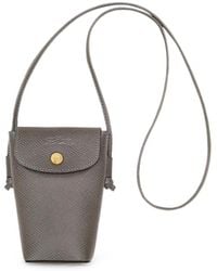 Longchamp - Épure Textured-Leather Mini Bag - Lyst