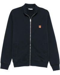 Maison Kitsuné - Reißverschluss-Sweatshirt mit Fuchskopf - Lyst