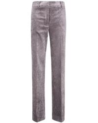 Antonelli - Ribfluwelen Straight Broek - Lyst