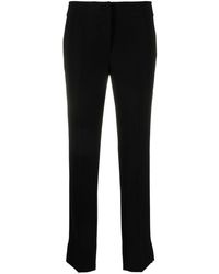 Emporio Armani - Cropped Slim-fit Trousers - Lyst