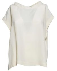 Momoní - Boat-Neck Short-Sleeve Top - Lyst