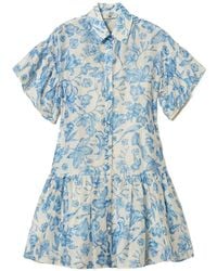 Twinset - Floral-Print Shirt Dress - Lyst