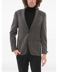 Corneliani - Nino Danieli Checked Virgin Wool Blazer - Lyst