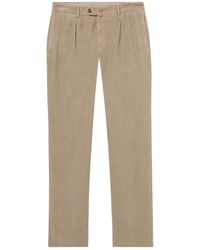 Brooks Brothers - Pleat-Detailed Corduroy-Textured Chino Trousers - Lyst