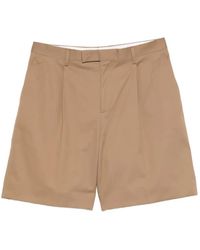 Lardini - Pleated Tailored Shorts - Lyst
