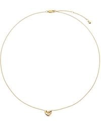 Monica Vinader - Infinity Heart Necklace - Lyst