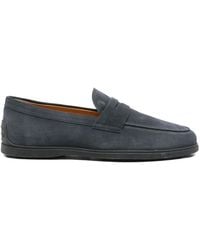 Tod's - Suede Slip-On Loafers - Lyst