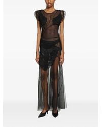 Vivienne Westwood - Justina Lace-Appliqué Tulle Dress - Lyst