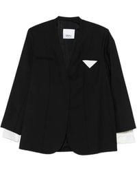 Erika Cavallini Semi Couture - Flap-Pocket Blazer - Lyst