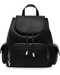 ERMANNO FIRENZE - Logo-Plaque Pebbled Backpack - Lyst