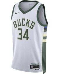 Nike - Giannis Antetokounmpo Bucks Association Edition 2020 Nba Swingman Jersey - Lyst