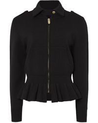Temperley London - Ruffled Zip Napoleon Knit Jacket - Lyst
