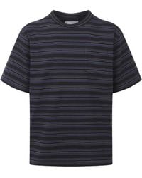 Sacai - Horizontal-Stripe T-Shirt - Lyst