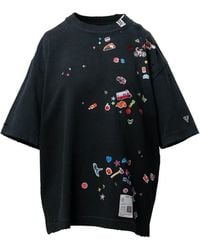 Maison Mihara Yasuhiro - Kids Sticker Printed T-Shirt - Lyst