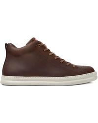 Camper - Runner Lace-Up Leather Sneakers - Lyst
