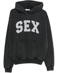 Carne Bollente - The Sex Faded-Effect Hoodie - Lyst