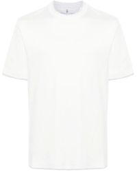 Brunello Cucinelli - T-Shirt Girocollo - Lyst
