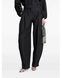 ANDAMANE - Tracy Pants Pleated Wide-Leg Trousers - Lyst