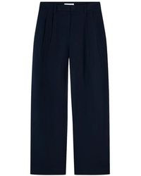 Tommy Hilfiger - Pleated Wide-Leg Trousers - Lyst
