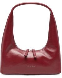 Marge Sherwood - Logo-Print Leather Shoulder Bag - Lyst