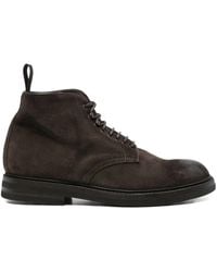 Green George - Lace-Up Suede Boots - Lyst