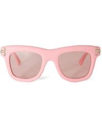 PUCCI - Occhiali Da Sole Squadrati Con Logo - Lyst