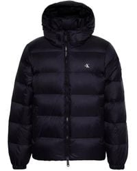 Calvin Klein - Hooded Padded Jacket - Lyst