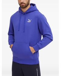 PUMA - Classics Logo-Print Drawstring Hoodie - Lyst