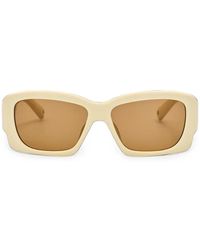 Jacquemus - Croisiere Sonnenbrille Mit Eckigem Gestell - Lyst